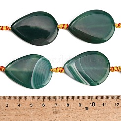 Agate à bandes naturelles / brins de perles d'agate à rayures&nbsp;GG-CBAE0EB-01A-01