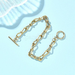 Bracelets à maillons infinis en acier inoxydable 304 pour femmes&nbsp;BJEW-JB12784