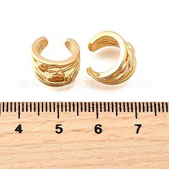 Orecchini a bracciale in ottone&nbsp;EJEW-F370-35G