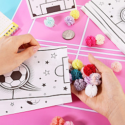 15 sachet de papier à motif football pour pâtisserie&nbsp;ABAG-TA0002-32A