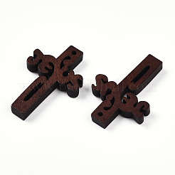 Anhänger aus Naturholz&nbsp;WOOD-N016-63-01