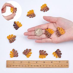 Colgantes de resina & madera&nbsp;RESI-SC0001-15F