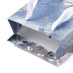 Rechteckige Geschenktüten aus Papier mit Schleifengriffen&nbsp;ABAG-A011-01D
