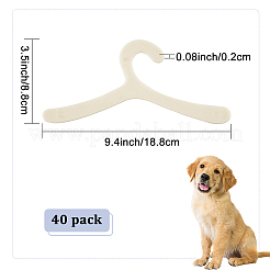Kleiderbügel aus Kunststoff für Hund und Katze&nbsp;AJEW-WH0248-301