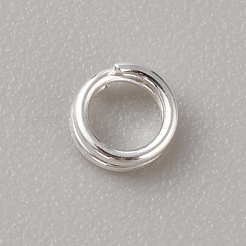925 Spaltringe aus Sterlingsilber&nbsp;STER-WH0011-28S-03