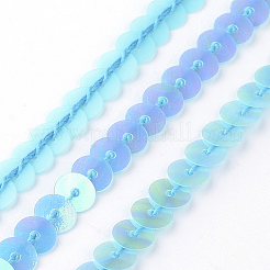 Perle di paillette in plastica ecologica&nbsp;PVC-Q092-6mm-P17