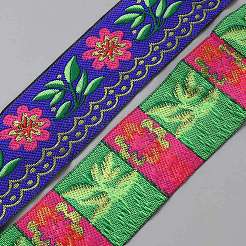 Ruban de broderie en polyester de style ethnique&nbsp;OCOR-WH0093-37D