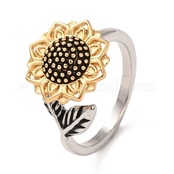 Drehbare Fingerringe aus Messing&nbsp;RJEW-K261-13GP