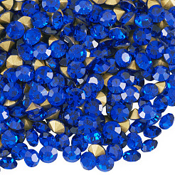 1 sacchetto di cabochon di strass in vetro con retro appuntito&nbsp;RGLA-TADJ0001-01B-09