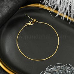 Bracelets à chaîne en laiton pour femmes&nbsp;BJEW-G735-15G-01