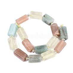 Fili di perline di quarzo limone naturale&nbsp;G-Q614-01A-06