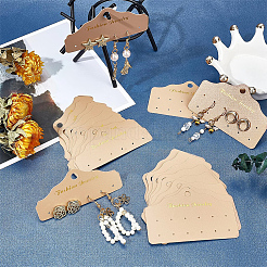 100 espositore per orecchini in plastica di 2 stili&nbsp;DIY-PH0002-94