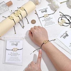 Bracelets en corde de coton ciré&nbsp;BJEW-PH02023