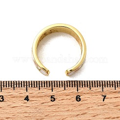 Manschettenringe aus Messingemail&nbsp;RJEW-P166-05G-02