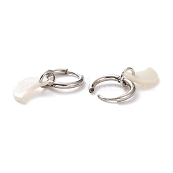 Pendientes de aro huggie de acero inoxidable 304&nbsp;EJEW-JE04404-02