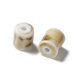 Perles en porcelaine manuelles&nbsp;X1-PORC-L080-I15