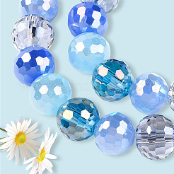 4 brin de perles de verre électrolytiques&nbsp;GLAA-PA0001-09C