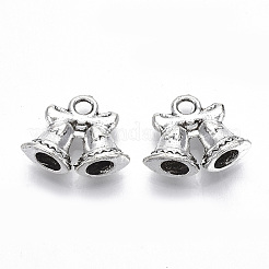 Pendentifs en alliage de style tibétain&nbsp;X-TIBE-N010-27AS-RS