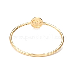 Placage en rack bracelets en zircone cubique micro pave en laiton&nbsp;BJEW-E071-20G-02