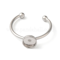 Composants de bague de manchette ouverte en acier inoxydable 304 anti-ternissement&nbsp;X-STAS-I306-05A-P