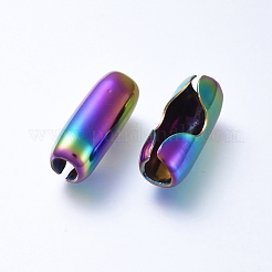 Conectores de cadena de bolas de acero inoxidable 304 con recubrimiento iónico (IP)&nbsp;STAS-F242-04A-M