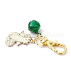 10 ciondolo decorativo in lega smaltata a tema natalizio in 10 stili&nbsp;HJEW-JM03915