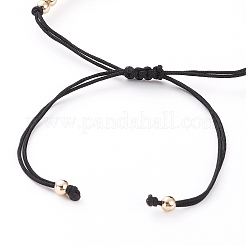Bracelets réglables de perles tressées avec cordon en nylon&nbsp;BJEW-JB05827-02