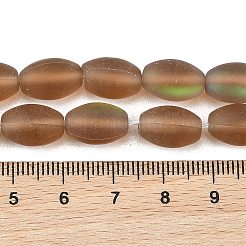 Gefärbte synthetische Mondsteinperlenstränge&nbsp;G-G458-B01-12x8mm