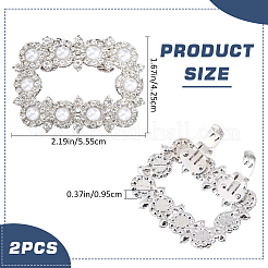 Legierung strass schuhdekoration&nbsp;FIND-GF0006-01B-P