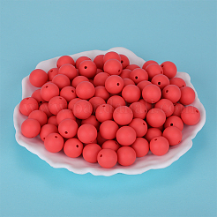Perline focali rotonde in silicone&nbsp;SI-JX0046A-45