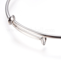 Fabrication de bracelets réglables en acier inoxydable 304 anti-ternissement&nbsp;MAK-F227-32A-P