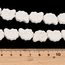 Natürliche Lavasteinperlenstränge&nbsp;G-G347-01I