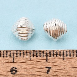 925 Sterling Silber gewellte Perlen&nbsp;STER-N016-127S
