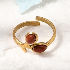 Offene Manschettenringe aus Edelstahl 304&nbsp;RJEW-F213-04G