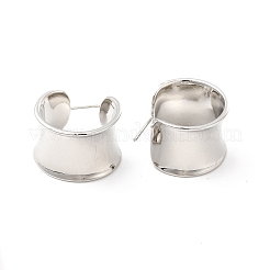 Orecchini a perno a colonna in ottone&nbsp;EJEW-P213-09P