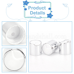 Druckkappen aus aluminiertem Kunststoff&nbsp;LS-AJEW-WH0258-583B