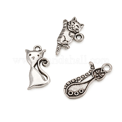 Tibetische Stil Anhänger & Charms&nbsp;TIBEP-TA0002-19