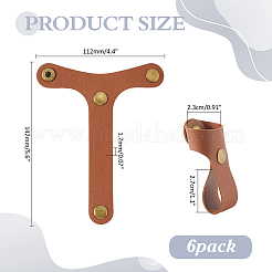 Gepäckgurte aus PU-Leder mit fester Schnalle&nbsp;AJEW-WH0696-359A