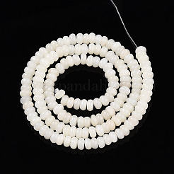 Blanc naturel opale africain perles brins&nbsp;G-T140-75C