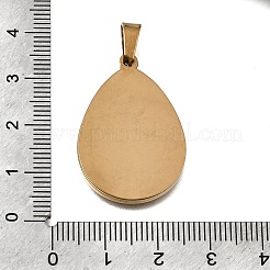 Cabochon pendenti in acciaio inossidabile 304&nbsp;SA-CBA8A58-01B-G
