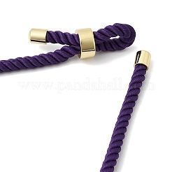 Fabricación de collares con cordón de nailon Milan redondo de 3 mm&nbsp;BJEW-H642-01G-23