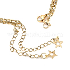 Collane con ciondolo a forma di sole in lega di resina e farfalla in ottone&nbsp;NJEW-JN05468-01