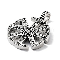 Pendente in lega stile tibetano&nbsp;TIBE-L012-022AS