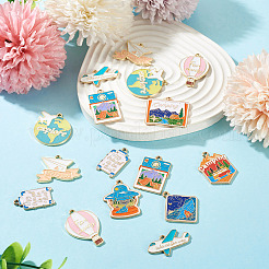 Pendentifs d'émail en alliage&nbsp;FIND-TA0009-93