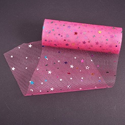 Rubans de maille déco à paillettes étoiles&nbsp;OCOR-P010-F04