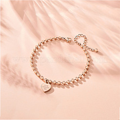 Bracelets de cheville à breloques en acier inoxydable pour la Saint-Valentin&nbsp;JA189A
