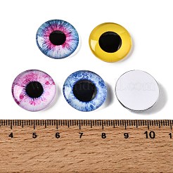 Cabochon in vetro trasparente stampato&nbsp;GL-CBAA22A-08