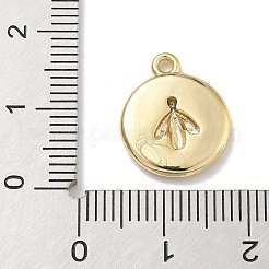 Emaille-Anhänger aus Messing mit Gestellbeschichtung&nbsp;KK-G515-21G