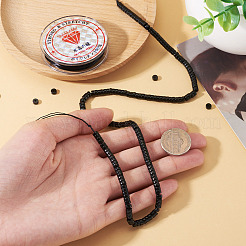 1 Strang natürlicher schwarzer Onyx (gefärbt und erhitzt) Perlenstränge&nbsp;G-TA0002-95