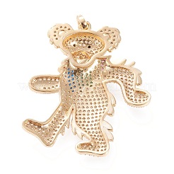 Ottone micro spianare pendenti zirconi&nbsp;KK-R138-001G